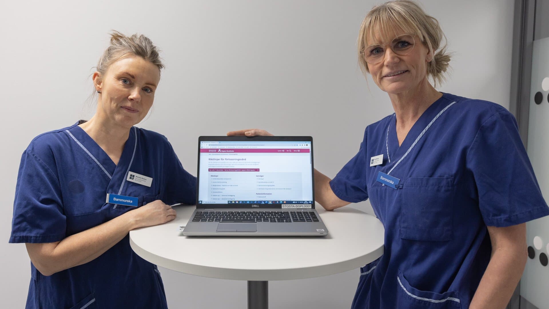 vårdpersonal vid dator vårdpersonal vid dator