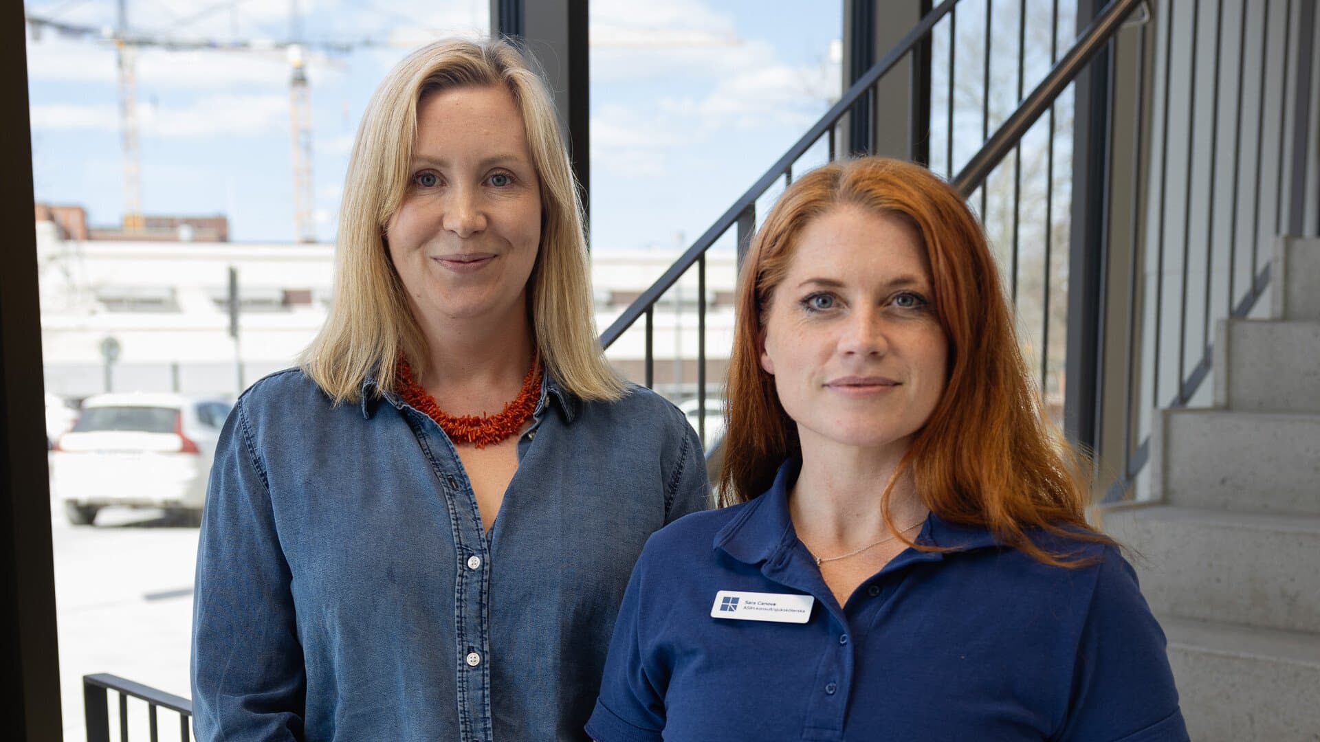 Anna Lundin projektleder ”Nära hem” och Sara Canova är ASIH-konsult från Capio ASIH. Anna Lundin projektleder ”Nära hem” och Sara Canova är ASIH-konsult från Capio ASIH.