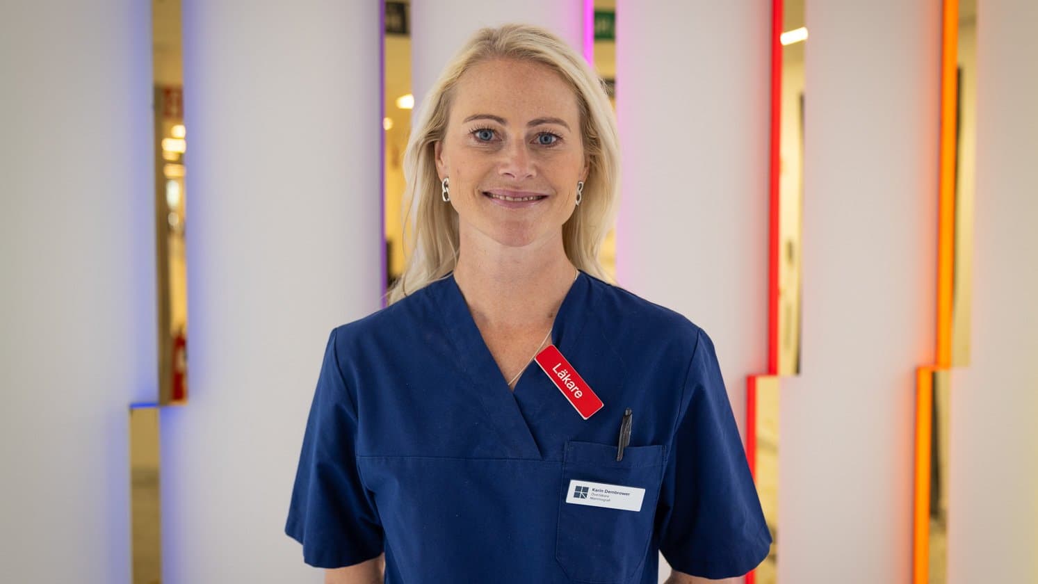 Karin Dembrower är överläkare och medicinskt ansvarig för Mammografiavdelningen. Karin Dembrower är överläkare och medicinskt ansvarig för Mammografiavdelningen.