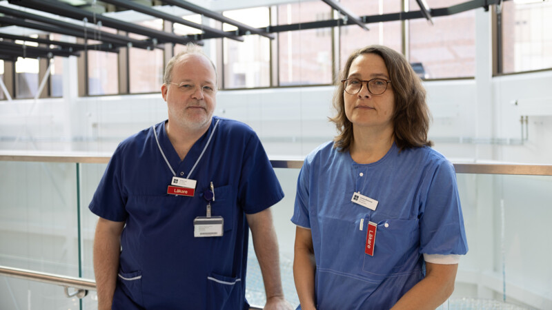 Jonas Leo och Lovisa Strömmer gör ett viktigt arbete för en skör grupp patienter.